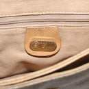 GUCCI Micro GG Supreme Shoulder Bag PVC Beige Gold 007 49 5548 Auth 151458-18