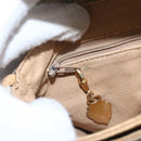 GUCCI Micro GG Supreme Shoulder Bag PVC Beige Gold 007 49 5548 Auth 151458-19