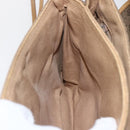 GUCCI Micro GG Supreme Shoulder Bag PVC Beige Gold 007 49 5548 Auth 151458-21