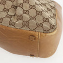 GUCCI GG Canvas Tote Bag Beige 94898 Auth 151459-10