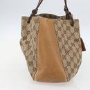 GUCCI GG Canvas Tote Bag Beige 94898 Auth 151459-4