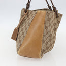 GUCCI GG Canvas Tote Bag Beige 94898 Auth 151459-5