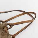 GUCCI GG Canvas Tote Bag Beige 94898 Auth 151459-8