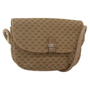 GUCCI Micro GG Supreme Shoulder Bag Beige Gold Auth 151460-1