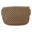 GUCCI Micro GG Supreme Shoulder Bag Beige Gold Auth 151460-3
