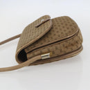 GUCCI Micro GG Supreme Shoulder Bag Beige Gold Auth 151460-4
