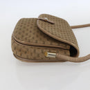GUCCI Micro GG Supreme Shoulder Bag Beige Gold Auth 151460-5