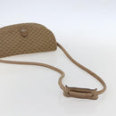 GUCCI Micro GG Supreme Shoulder Bag Beige Gold Auth 151460-7