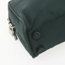 PRADA Hand Bag Nylon Green Silver Auth 151461-15