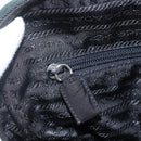 PRADA Hand Bag Nylon Green Silver Auth 151461-21