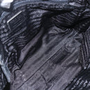 PRADA Hand Bag Nylon Green Silver Auth 151461-11