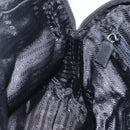 PRADA Hand Bag Nylon Green Silver Auth 151461-23