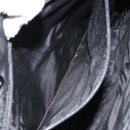 PRADA Hand Bag Nylon Green Silver Auth 151462-22