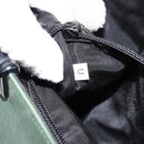 PRADA Hand Bag Nylon Green Silver Auth 151462-11