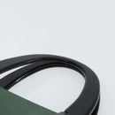 PRADA Hand Bag Nylon Green Silver Auth 151462-8