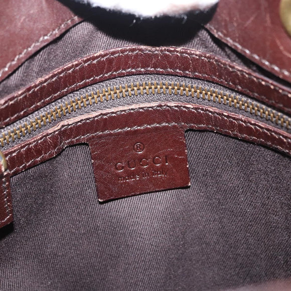 GUCCI GG Canvas Tote Bag Beige Gold 109143 Auth 151466