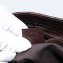 GUCCI GG Canvas Tote Bag Beige Gold 109143 Auth 151466-21