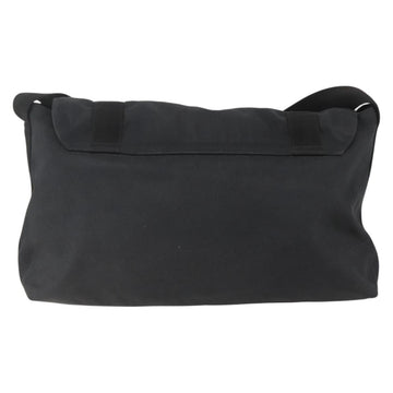 GUCCI Shoulder Bag Canvas Black Silver 122374 Auth 151471 - 0