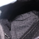 GUCCI Bamboo Shoulder Bag Nylon 2way Brown Silver 000 2404 0509 Auth 151472-19