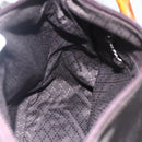 GUCCI Bamboo Shoulder Bag Nylon 2way Brown Silver 000 2404 0509 Auth 151472-21