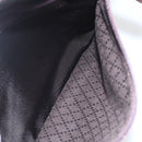 GUCCI Bamboo Shoulder Bag Nylon 2way Brown Silver 000 2404 0509 Auth 151472-23