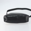 GUCCI Bamboo Shoulder Bag Leather 2way Black Gold 001 3444 1638 Auth 151473-5