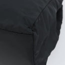 PRADA Hand Bag Nylon Black Silver Auth 151476-8