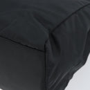 PRADA Hand Bag Nylon Black Silver Auth 151476-16