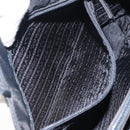 PRADA Hand Bag Nylon Black Silver Auth 151476-23