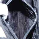 PRADA Hand Bag Nylon Black Silver Auth 151476-25