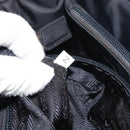 PRADA Hand Bag Nylon Black Silver Auth 151476-10