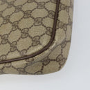 GUCCI GG Supreme Shoulder Bag PVC Beige Gold 97 02 068 Auth 151477-16