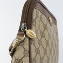 GUCCI GG Supreme Shoulder Bag PVC Beige Gold 97 02 068 Auth 151477-10