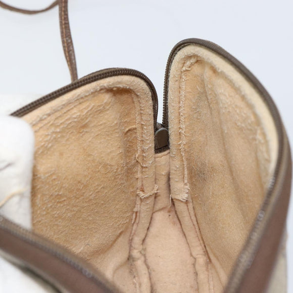 GUCCI GG Supreme Shoulder Bag PVC Beige Gold 97 02 068 Auth 151477