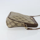 GUCCI GG Supreme Shoulder Bag PVC Beige Gold 97 02 068 Auth 151477-3