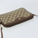 GUCCI GG Supreme Shoulder Bag PVC Beige Gold 97 02 068 Auth 151477-6