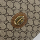 GUCCI GG Plus Supreme Boston Bag PVC Beige Gold Auth 151478-15