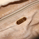 GUCCI GG Plus Supreme Boston Bag PVC Beige Gold Auth 151478-18