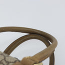 GUCCI GG Plus Supreme Boston Bag PVC Beige Gold Auth 151478-8