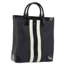 GUCCI Hand Bag Canvas Black Silver 002 1121 1669 Auth 151479-1