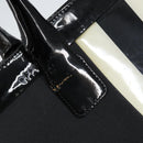 GUCCI Hand Bag Canvas Black Silver 002 1121 1669 Auth 151479-14