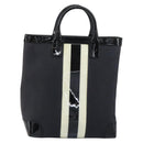 GUCCI Hand Bag Canvas Black Silver 002 1121 1669 Auth 151479-3