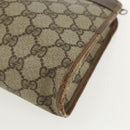 GUCCI GG Supreme Clutch Bag PVC Beige 014 115 6063 Auth 151482-15
