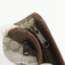 GUCCI GG Supreme Clutch Bag PVC Beige 014 115 6063 Auth 151482-8