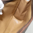 GUCCI GG Supreme Clutch Bag PVC Beige 014 115 6063 Auth 151482-18