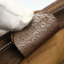 GUCCI GG Supreme Clutch Bag PVC Beige 014 115 6063 Auth 151482-12