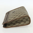 GUCCI GG Supreme Clutch Bag PVC Beige 014 115 6063 Auth 151482-3