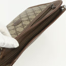 GUCCI GG Supreme Clutch Bag PVC Beige 014 115 6063 Auth 151482-5