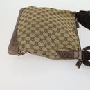 GUCCI GG Canvas Shoulder Bag 3 Set Beige Gold Auth 151485-11