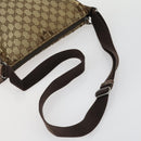 GUCCI GG Canvas Shoulder Bag 3 Set Beige Gold Auth 151485-12
